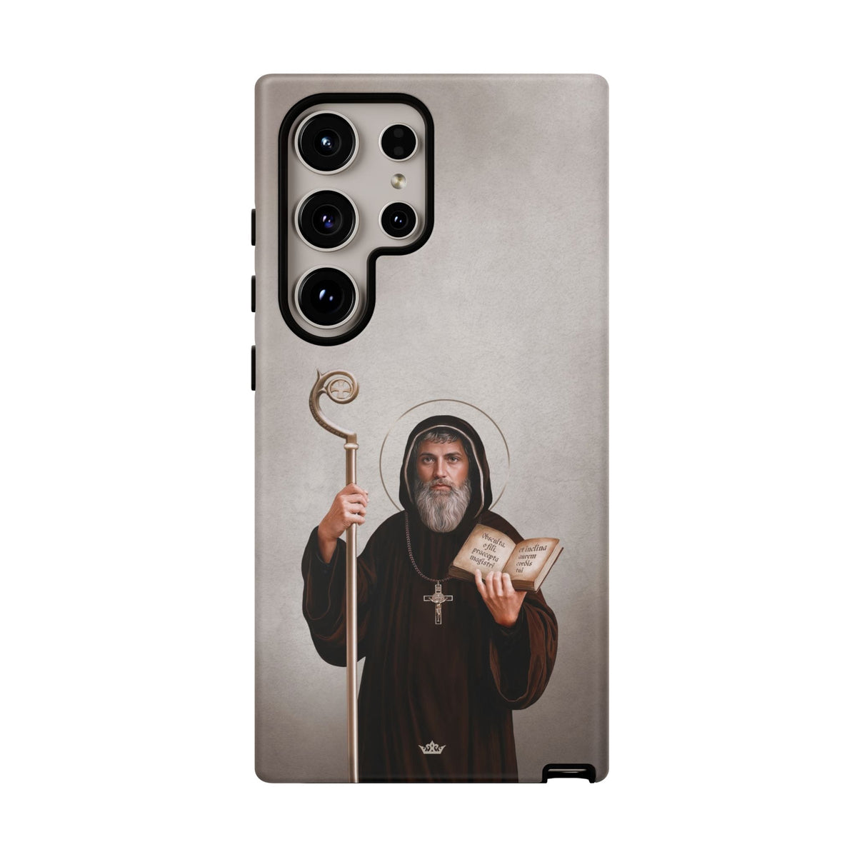 St. Benedict Hard Phone Case (Light) Copyright VENXARA