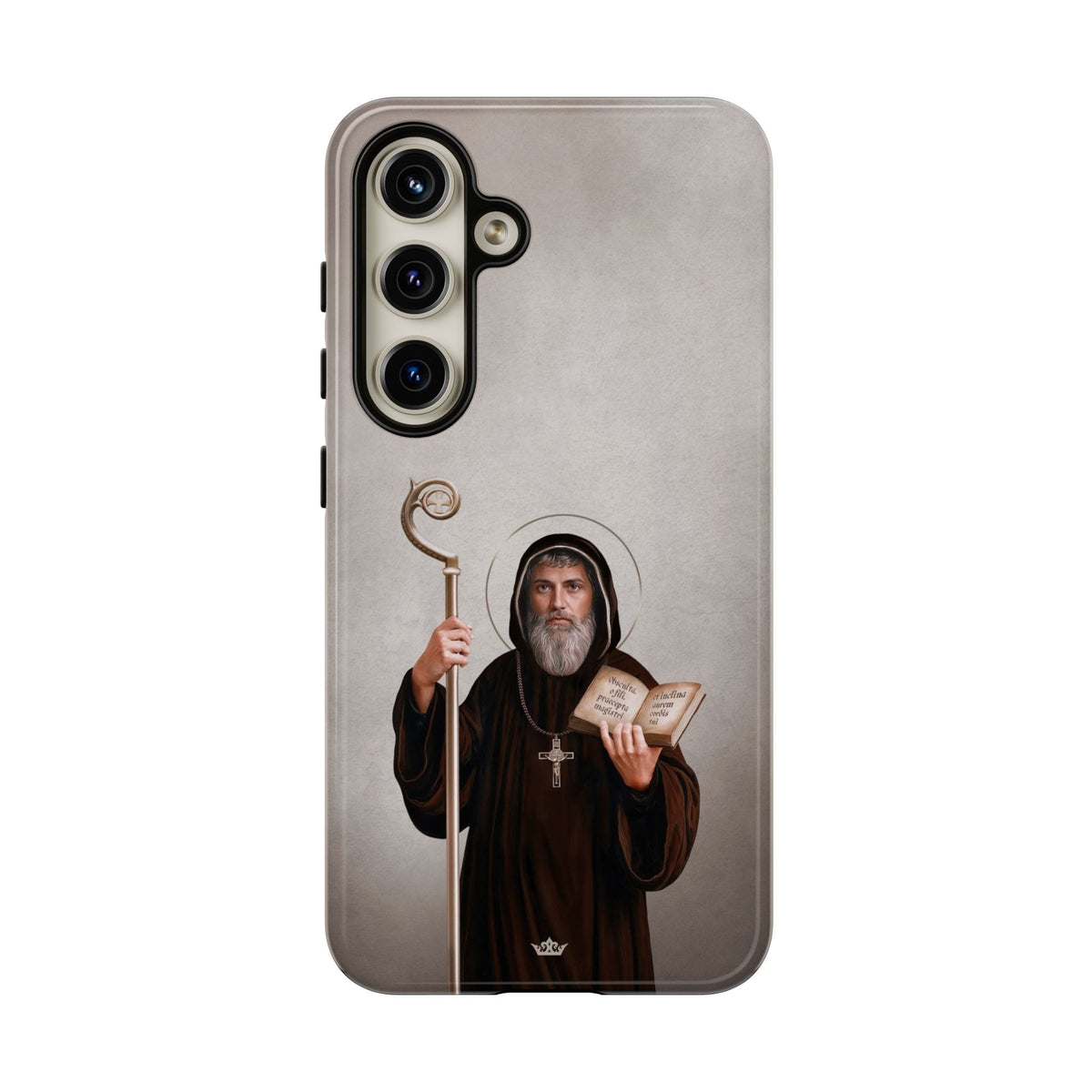 St. Benedict Hard Phone Case (Light) Copyright VENXARA