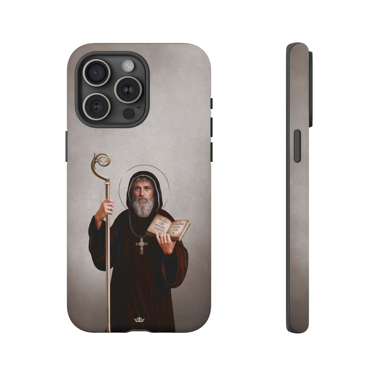 St. Benedict Hard Phone Case (Light) Copyright VENXARA
