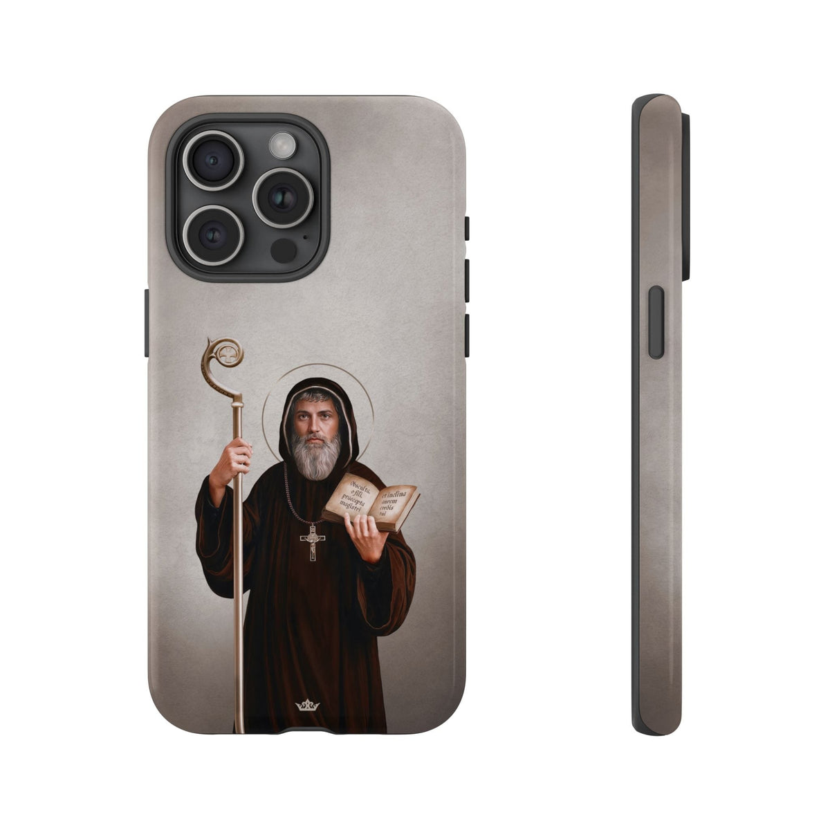 St. Benedict Hard Phone Case (Light) Copyright VENXARA