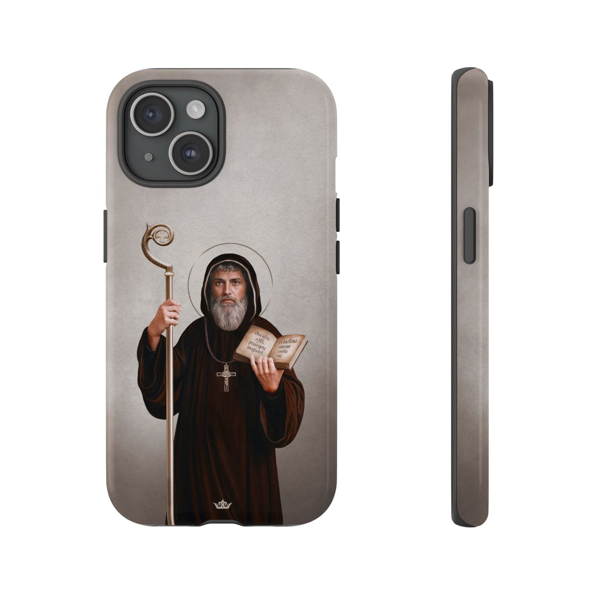 St. Benedict Hard Phone Case (Light) Copyright VENXARA