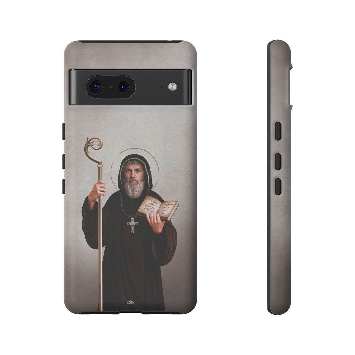 St. Benedict Hard Phone Case (Light) Copyright VENXARA