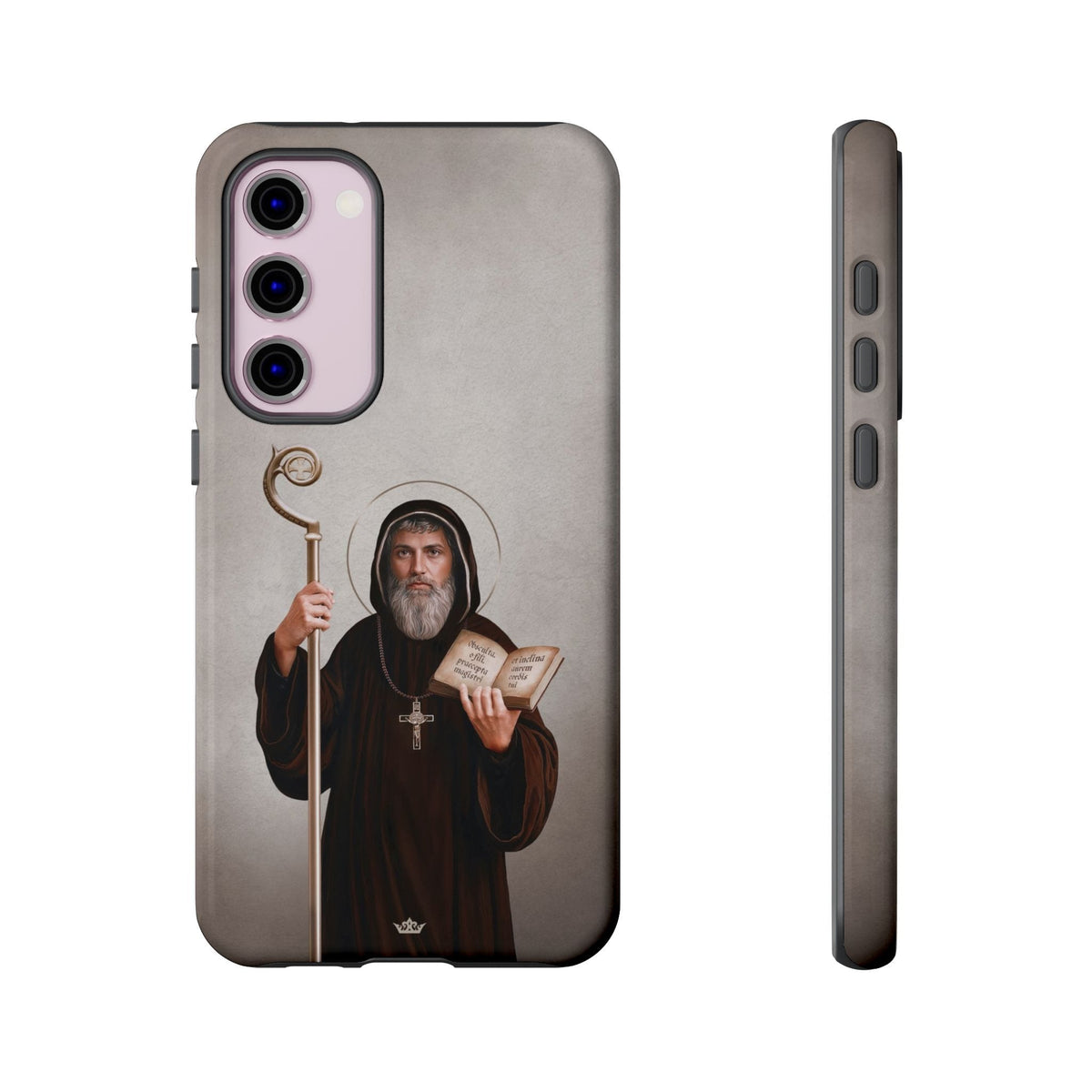 St. Benedict Hard Phone Case (Light) Copyright VENXARA