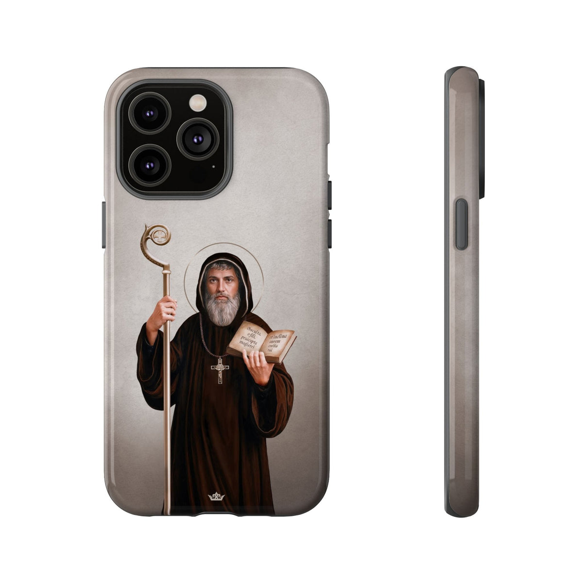 St. Benedict Hard Phone Case (Light) Copyright VENXARA