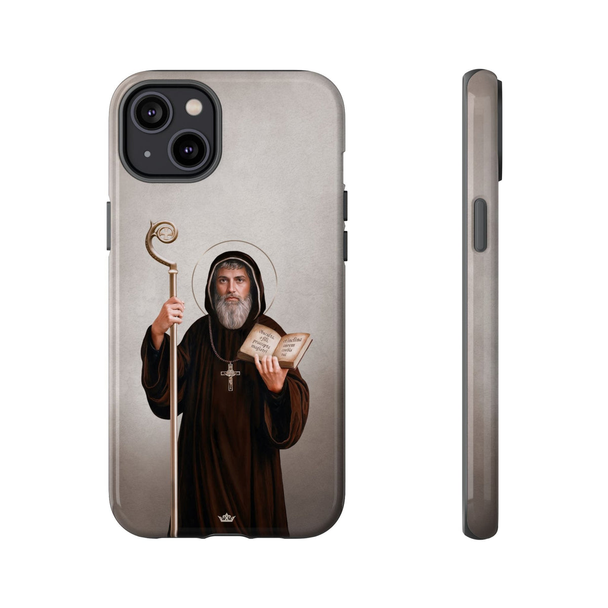 St. Benedict Hard Phone Case (Light) Copyright VENXARA