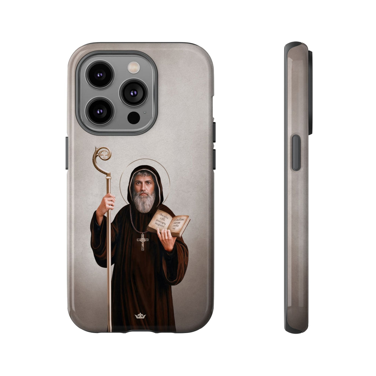 St. Benedict Hard Phone Case (Light) Copyright VENXARA