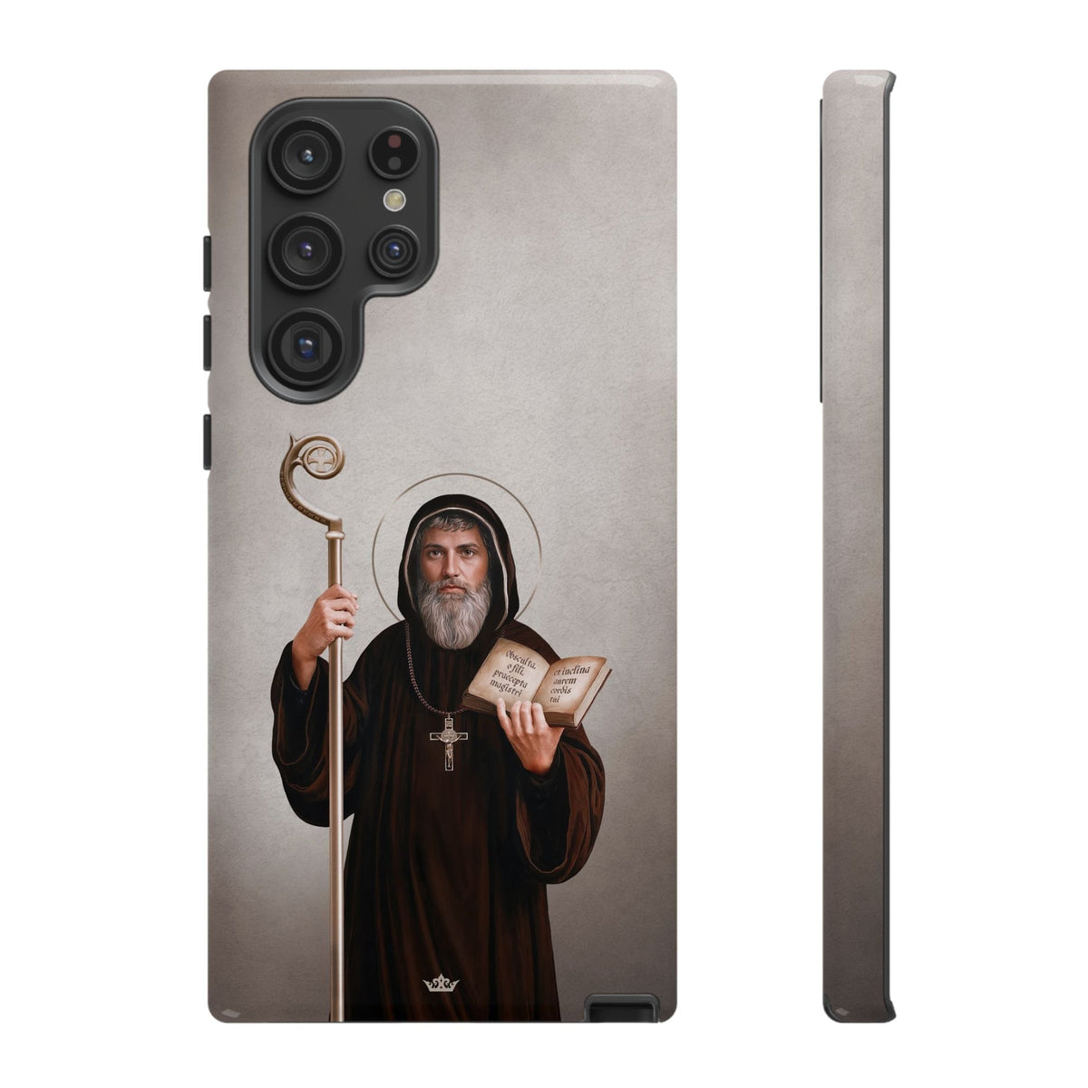 St. Benedict Hard Phone Case (Light) Copyright VENXARA
