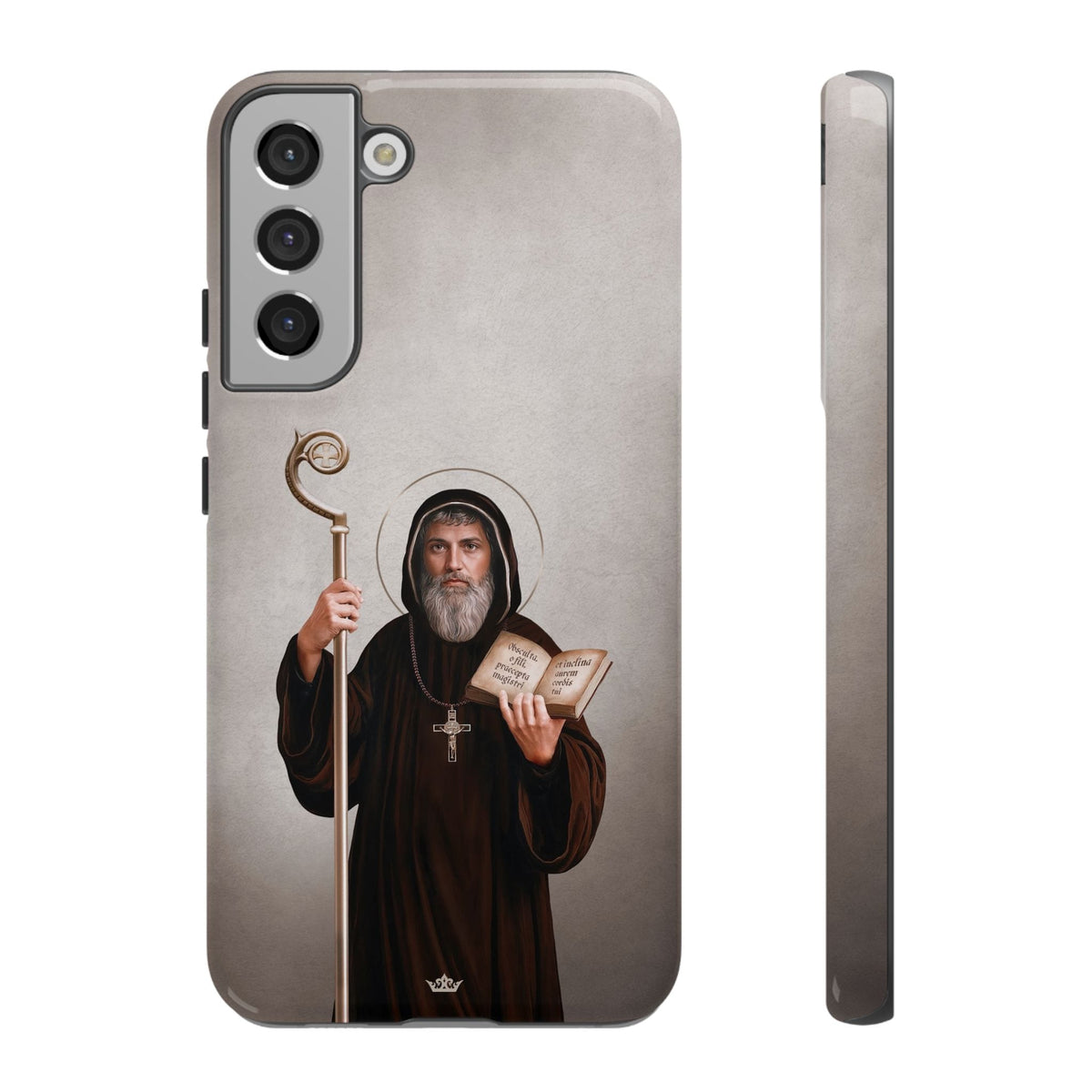 St. Benedict Hard Phone Case (Light) Copyright VENXARA