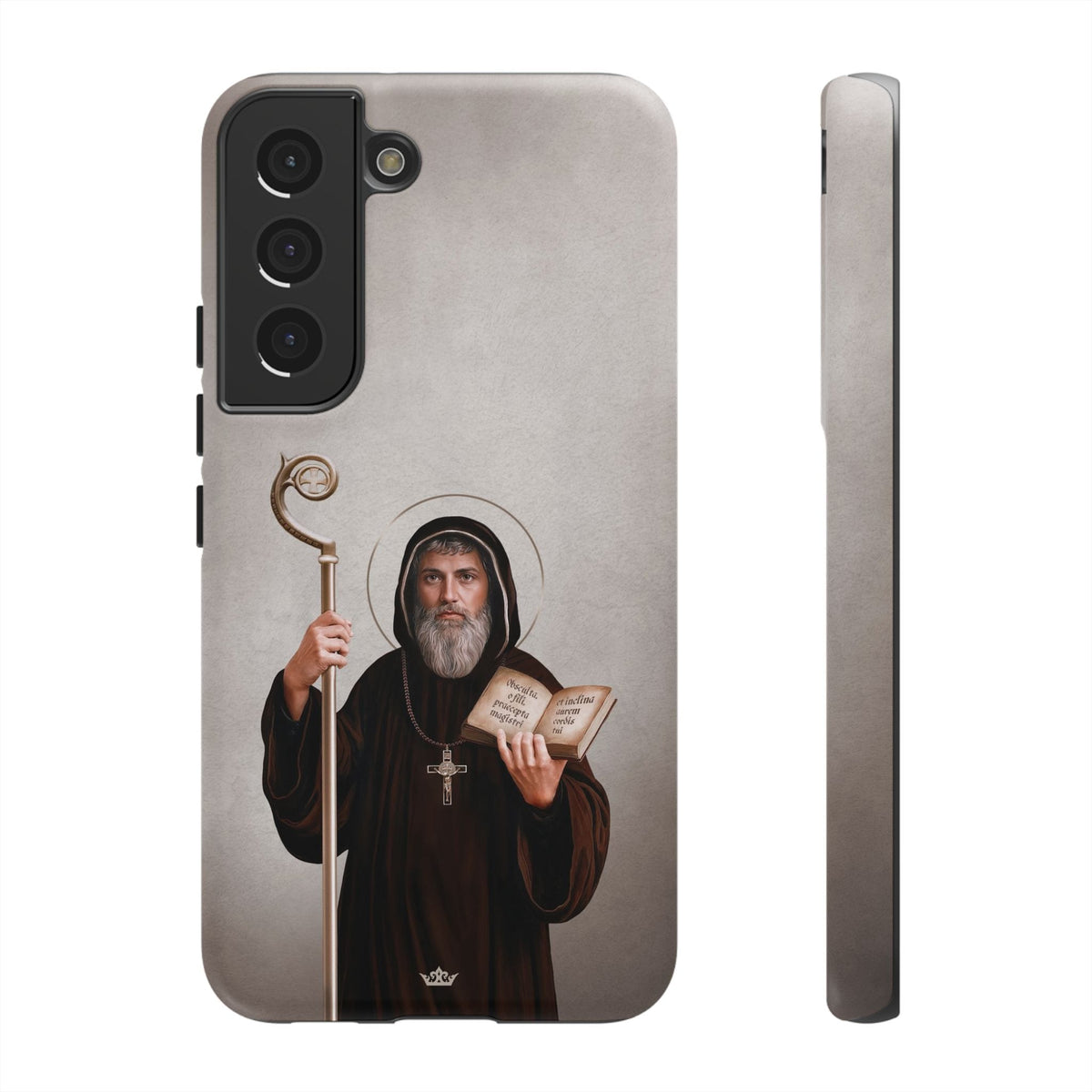 St. Benedict Hard Phone Case (Light) Copyright VENXARA