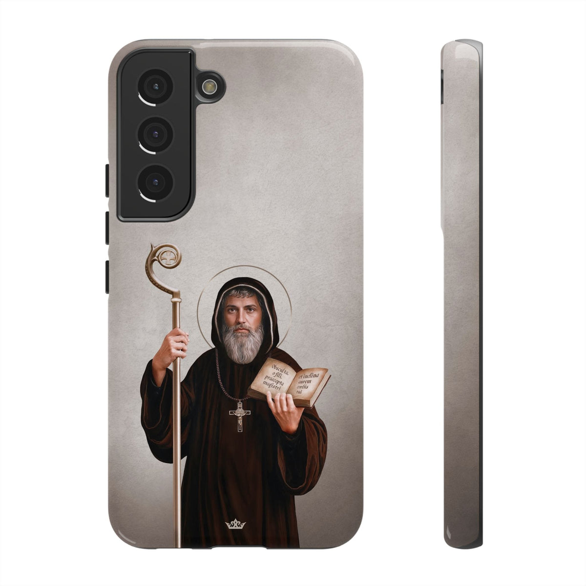 St. Benedict Hard Phone Case (Light) Copyright VENXARA