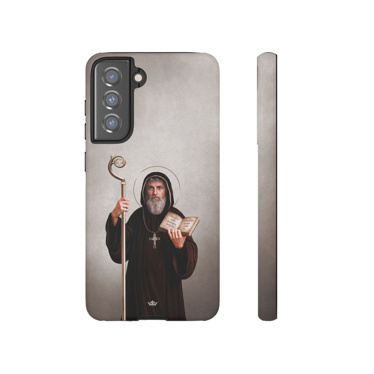St. Benedict Hard Phone Case (Light) Copyright VENXARA