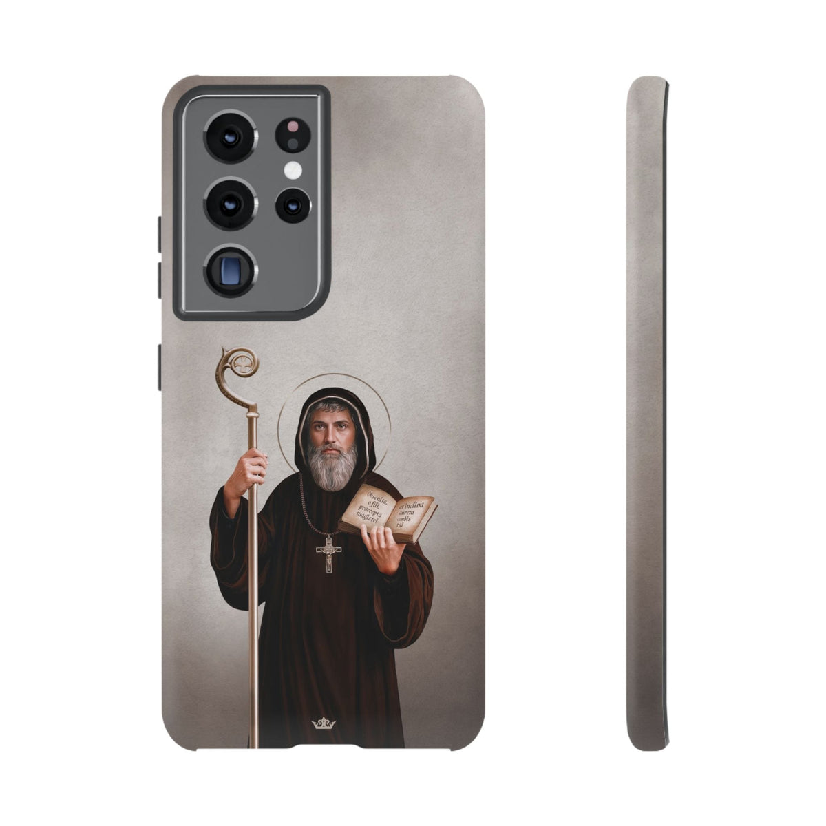 St. Benedict Hard Phone Case (Light) Copyright VENXARA