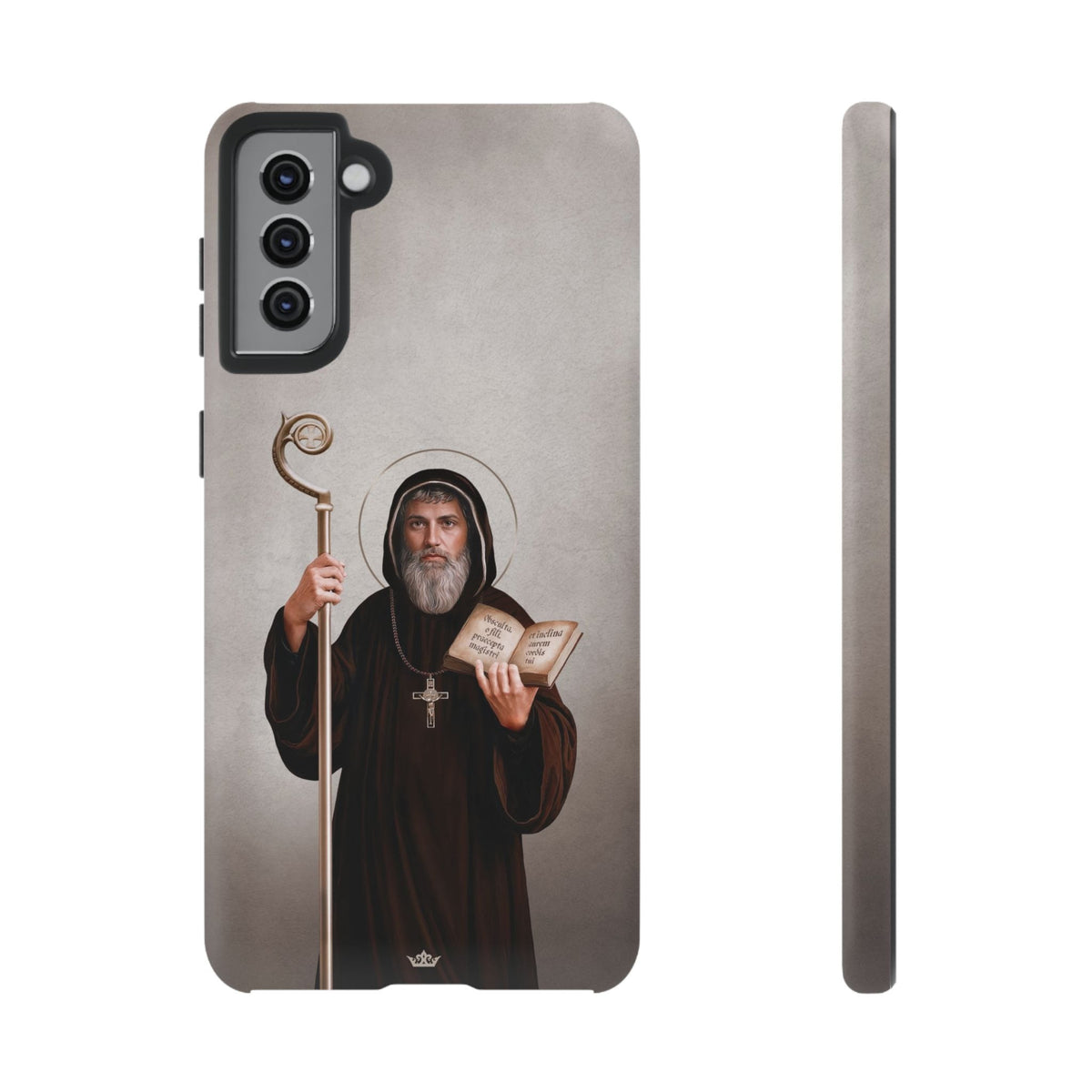 St. Benedict Hard Phone Case (Light) Copyright VENXARA