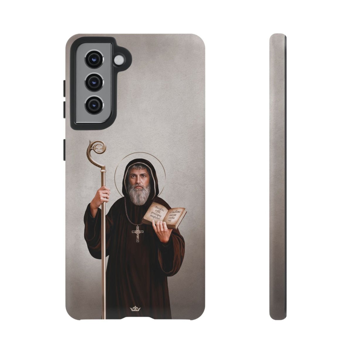 St. Benedict Hard Phone Case (Light) Copyright VENXARA