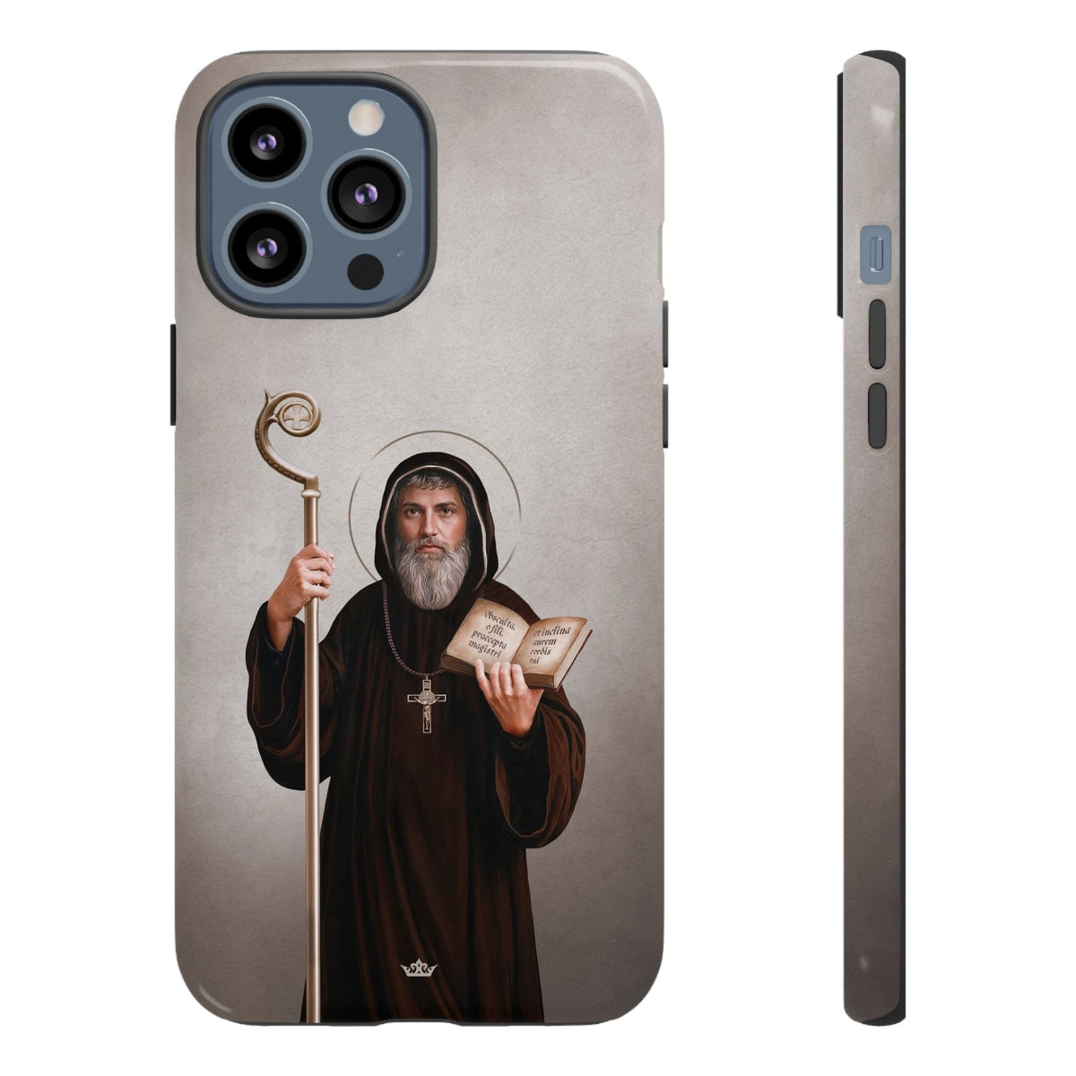 St. Benedict Hard Phone Case (Light) Copyright VENXARA