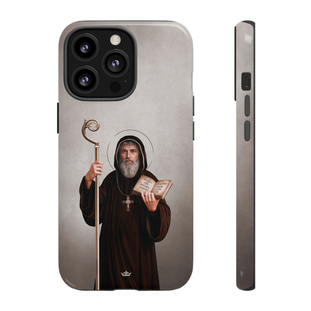 St. Benedict Hard Phone Case (Light) Copyright VENXARA