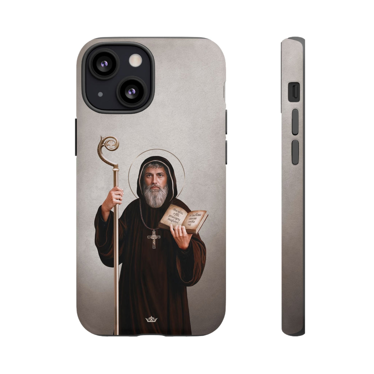 St. Benedict Hard Phone Case (Light) Copyright VENXARA