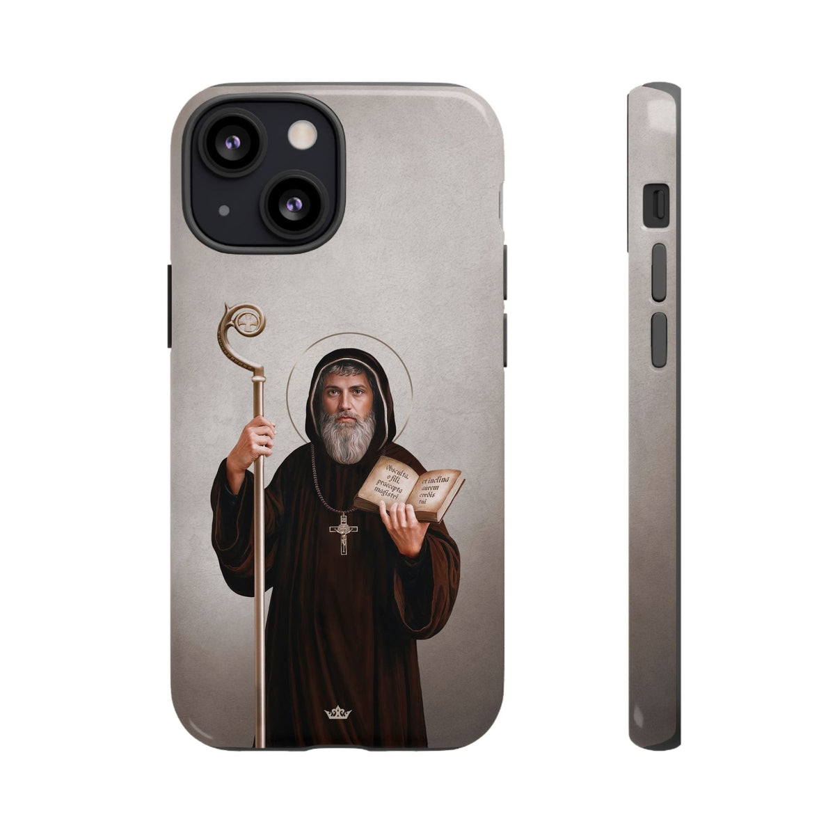 St. Benedict Hard Phone Case (Light) Copyright VENXARA