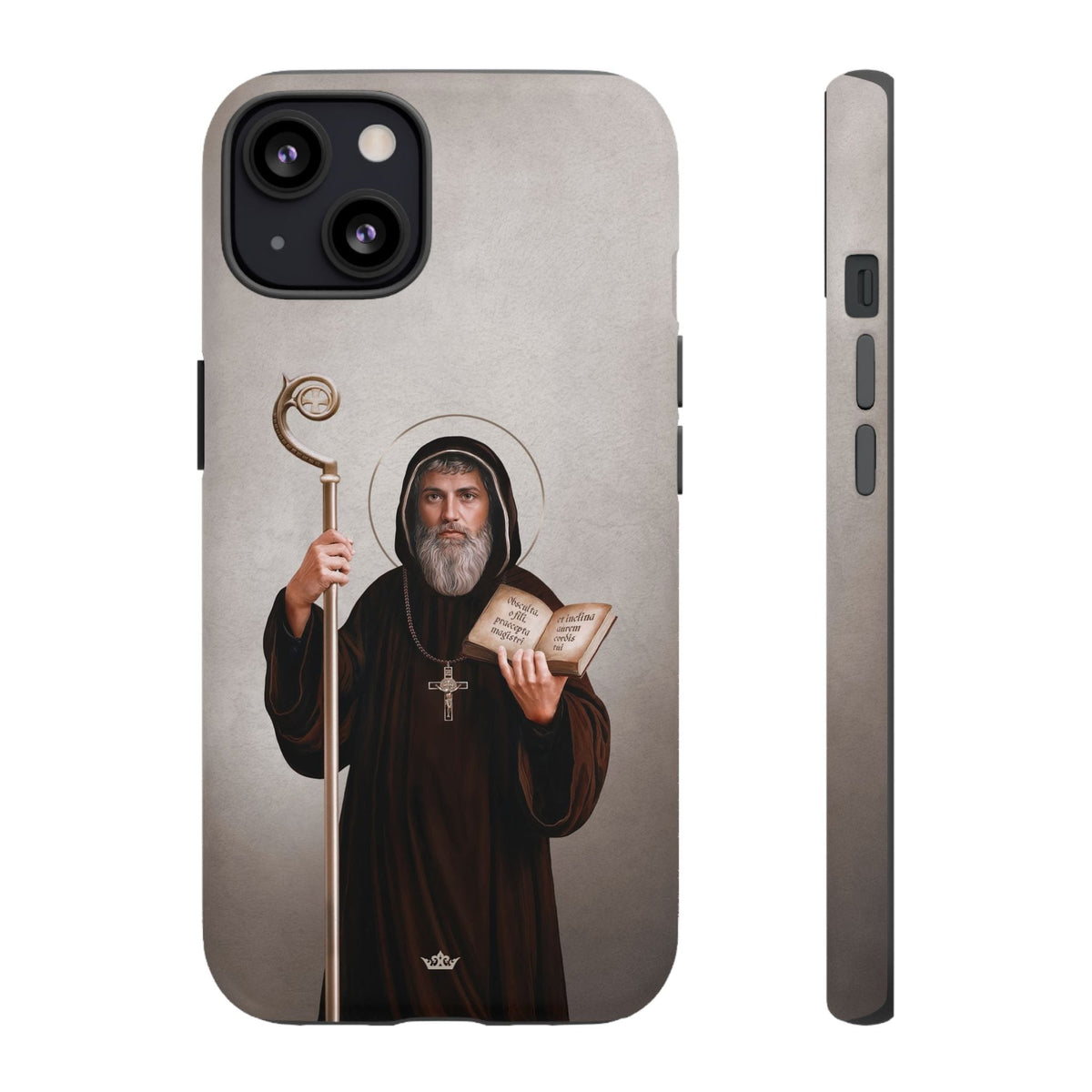 St. Benedict Hard Phone Case (Light) Copyright VENXARA