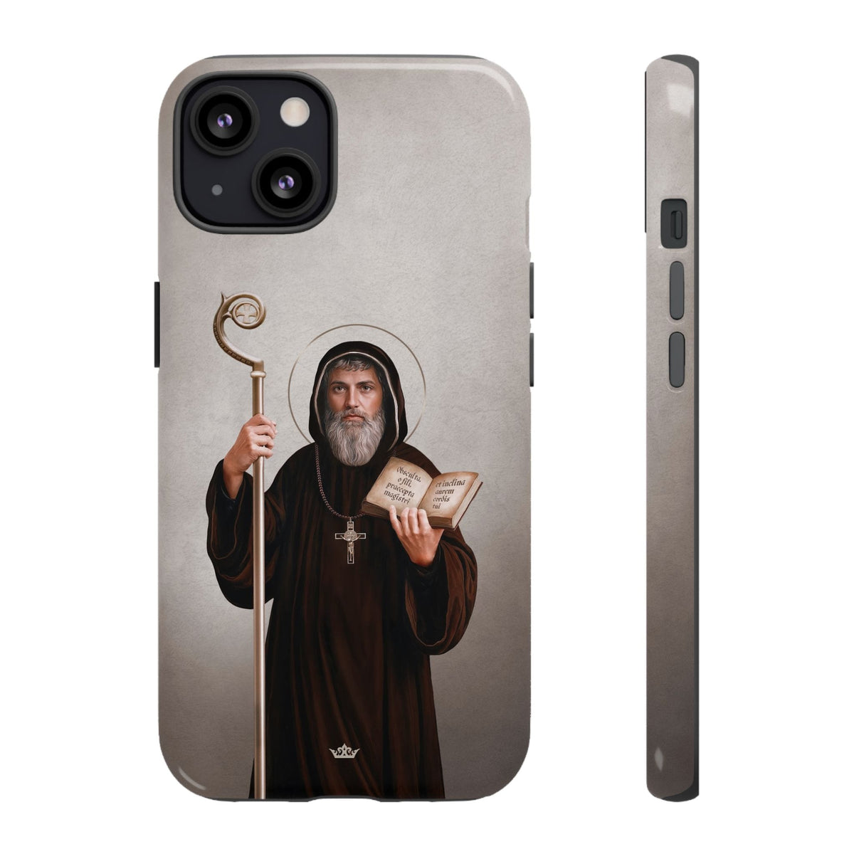 St. Benedict Hard Phone Case (Light) Copyright VENXARA
