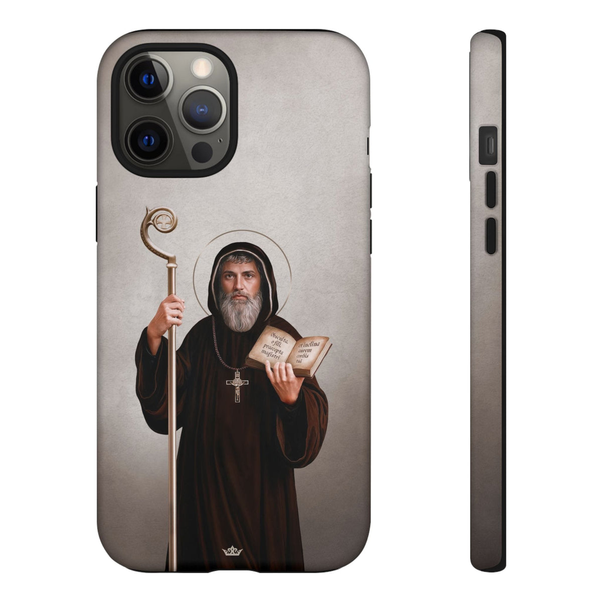 St. Benedict Hard Phone Case (Light) Copyright VENXARA