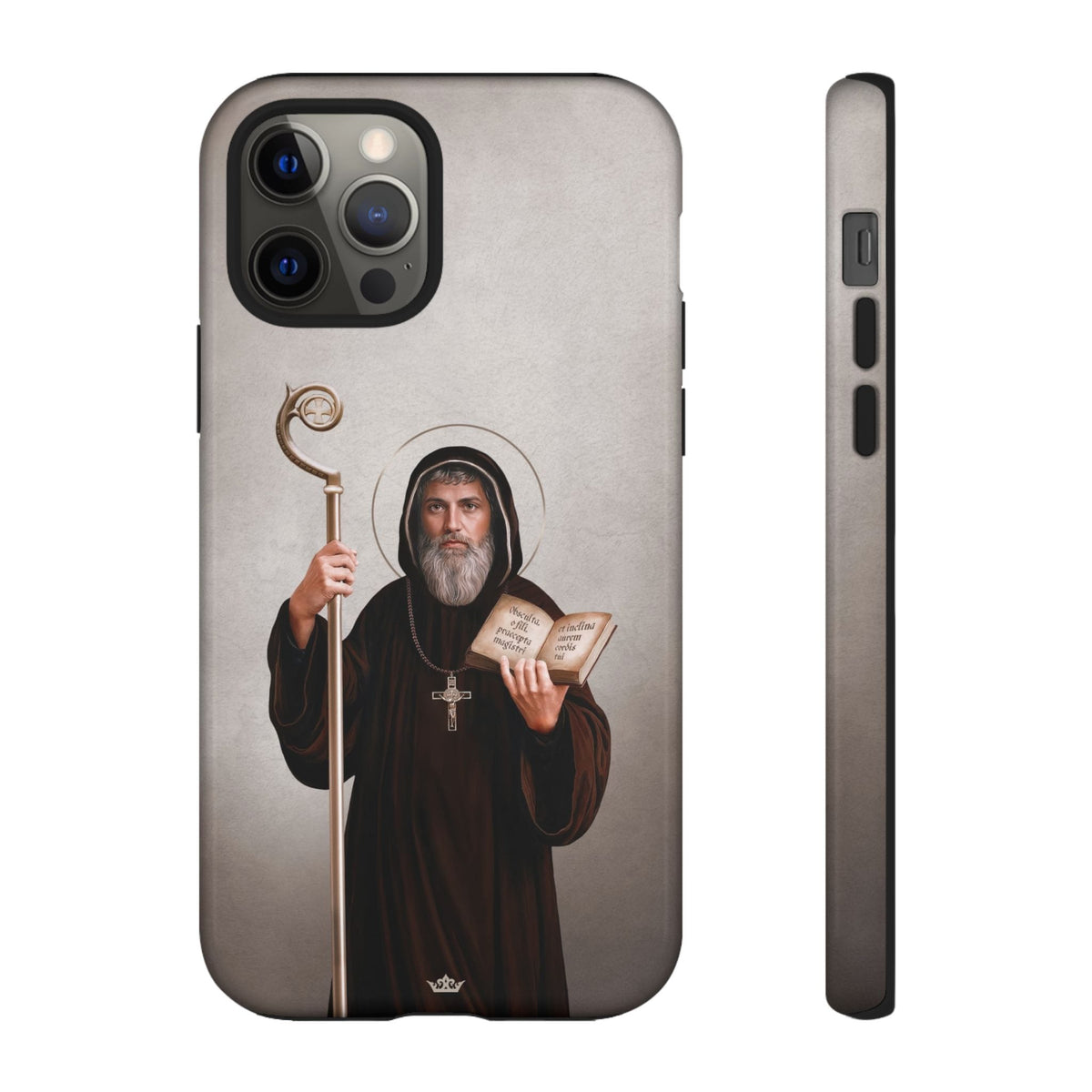 St. Benedict Hard Phone Case (Light) Copyright VENXARA