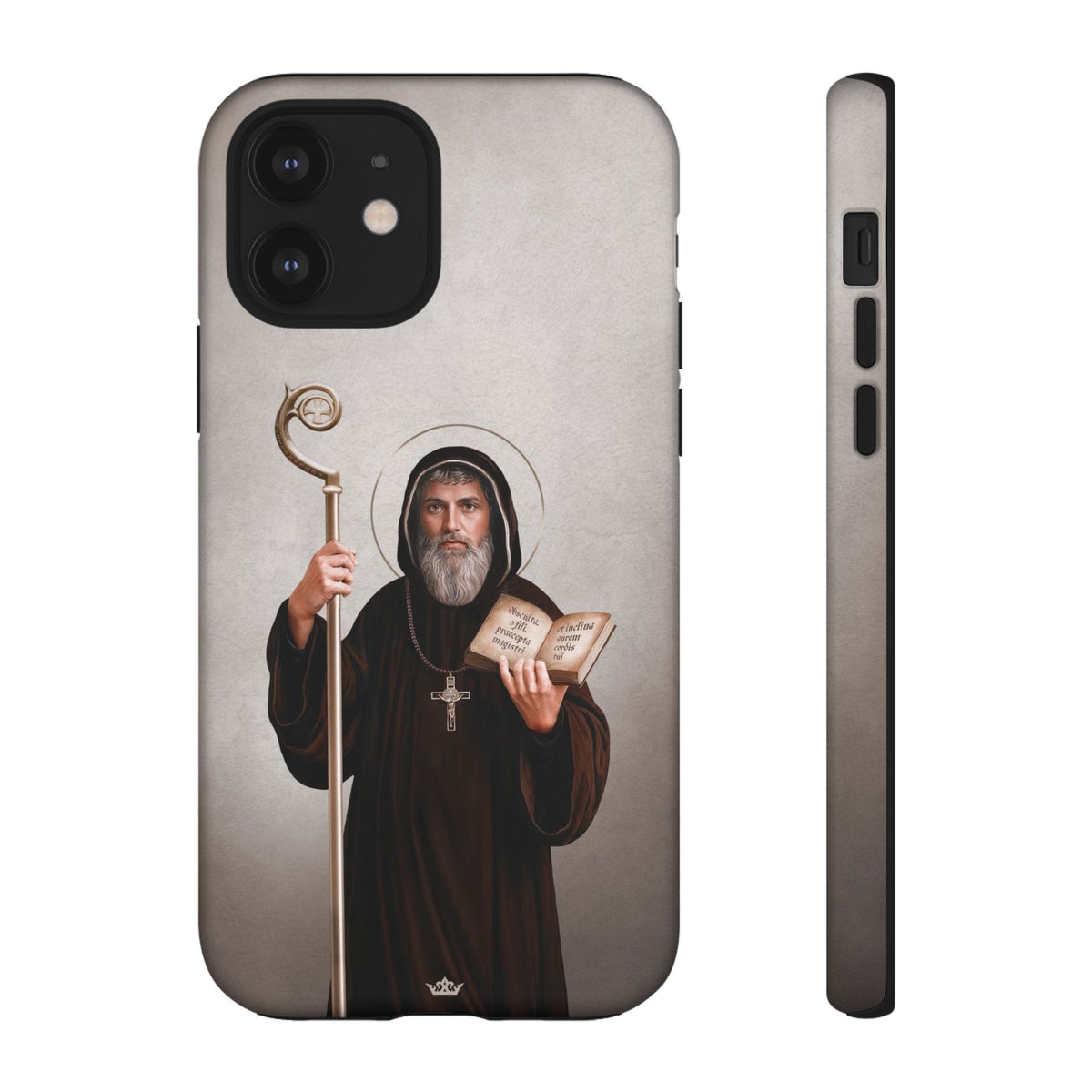 St. Benedict Hard Phone Case (Light) Copyright VENXARA