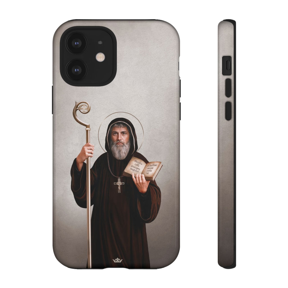St. Benedict Hard Phone Case (Light) Copyright VENXARA