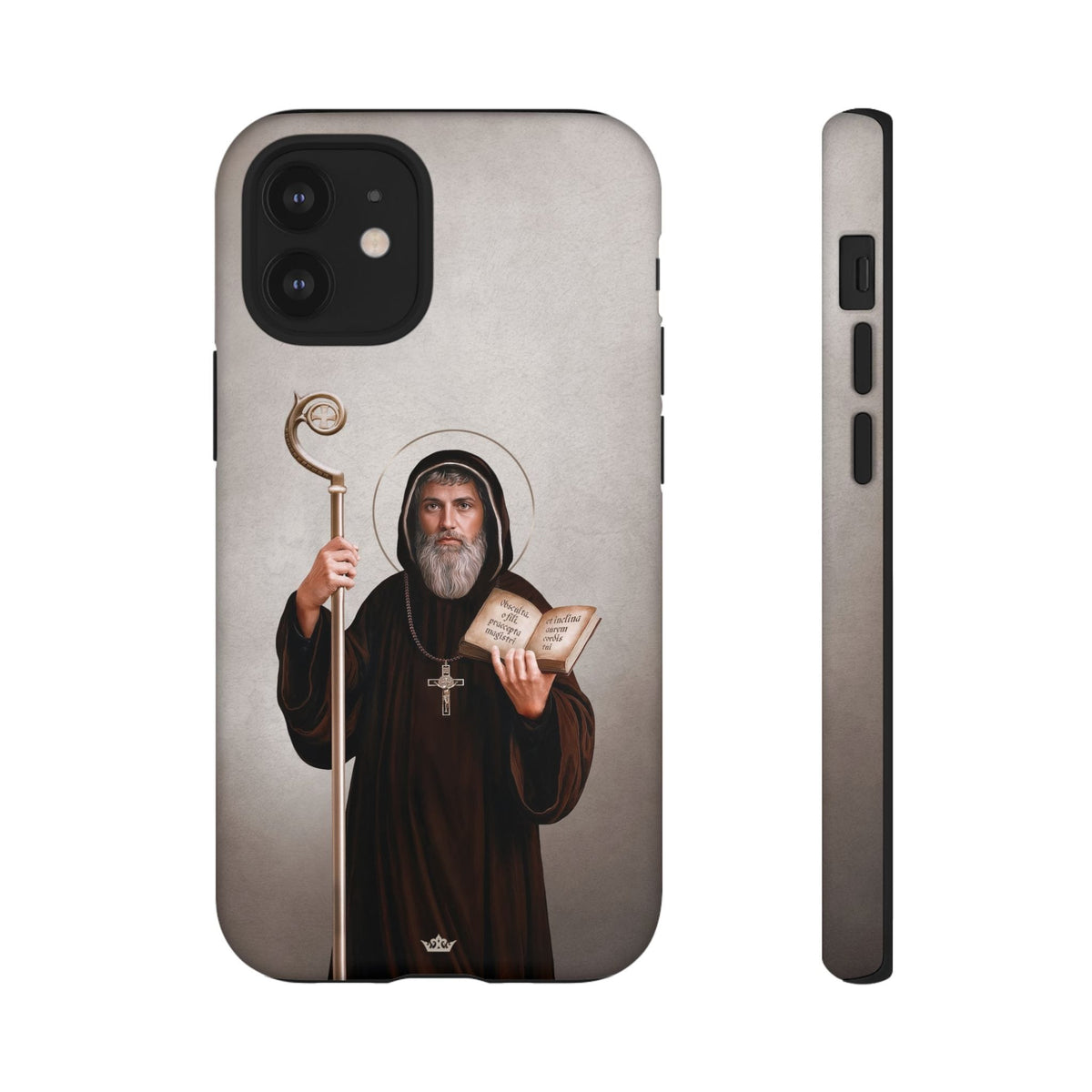 St. Benedict Hard Phone Case (Light) Copyright VENXARA