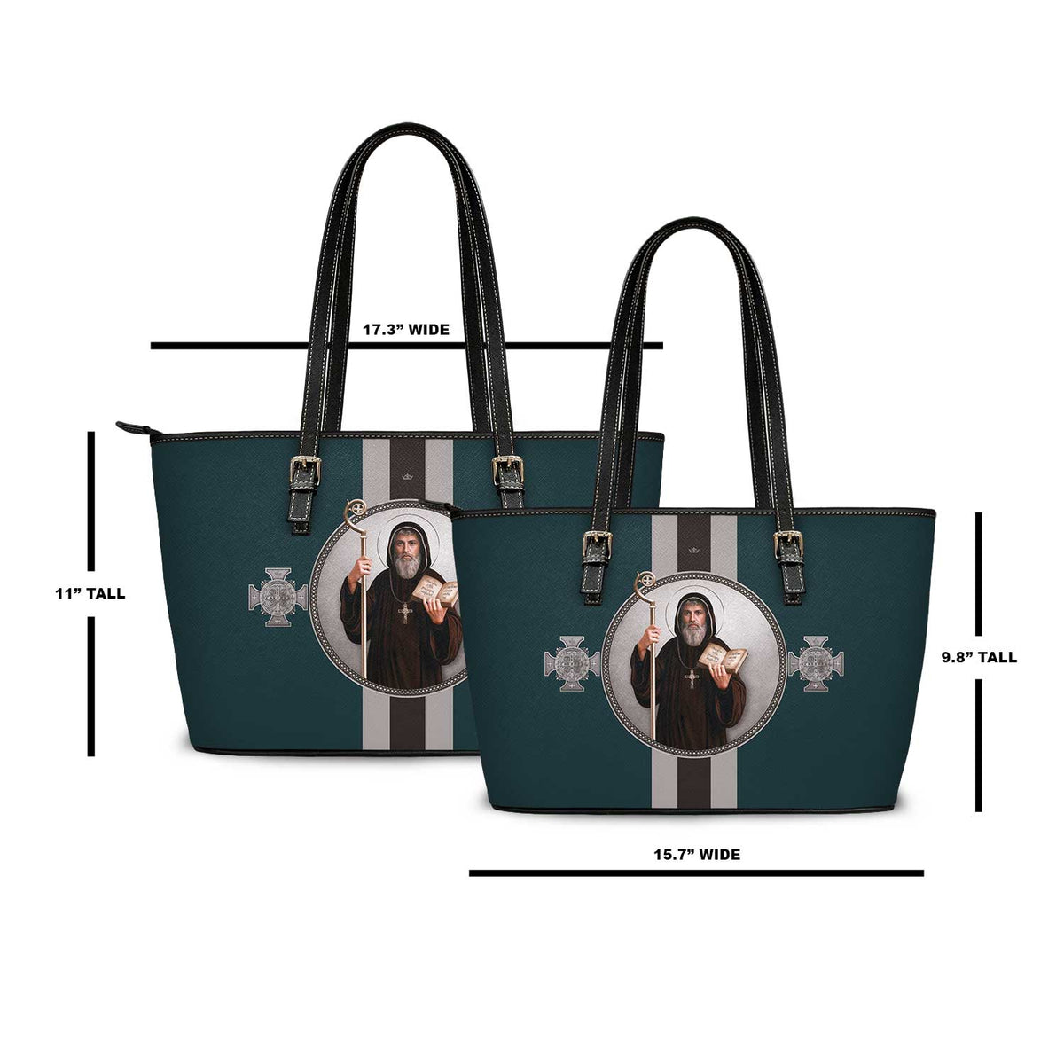 St. Benedict Medallion Tote Bag (Alzavola) Copyright VENXARA
