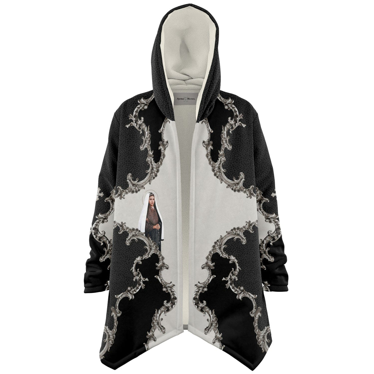 St. Bernadette Microfleece Cloak (Baroque Leopard) Copyright VENXARA