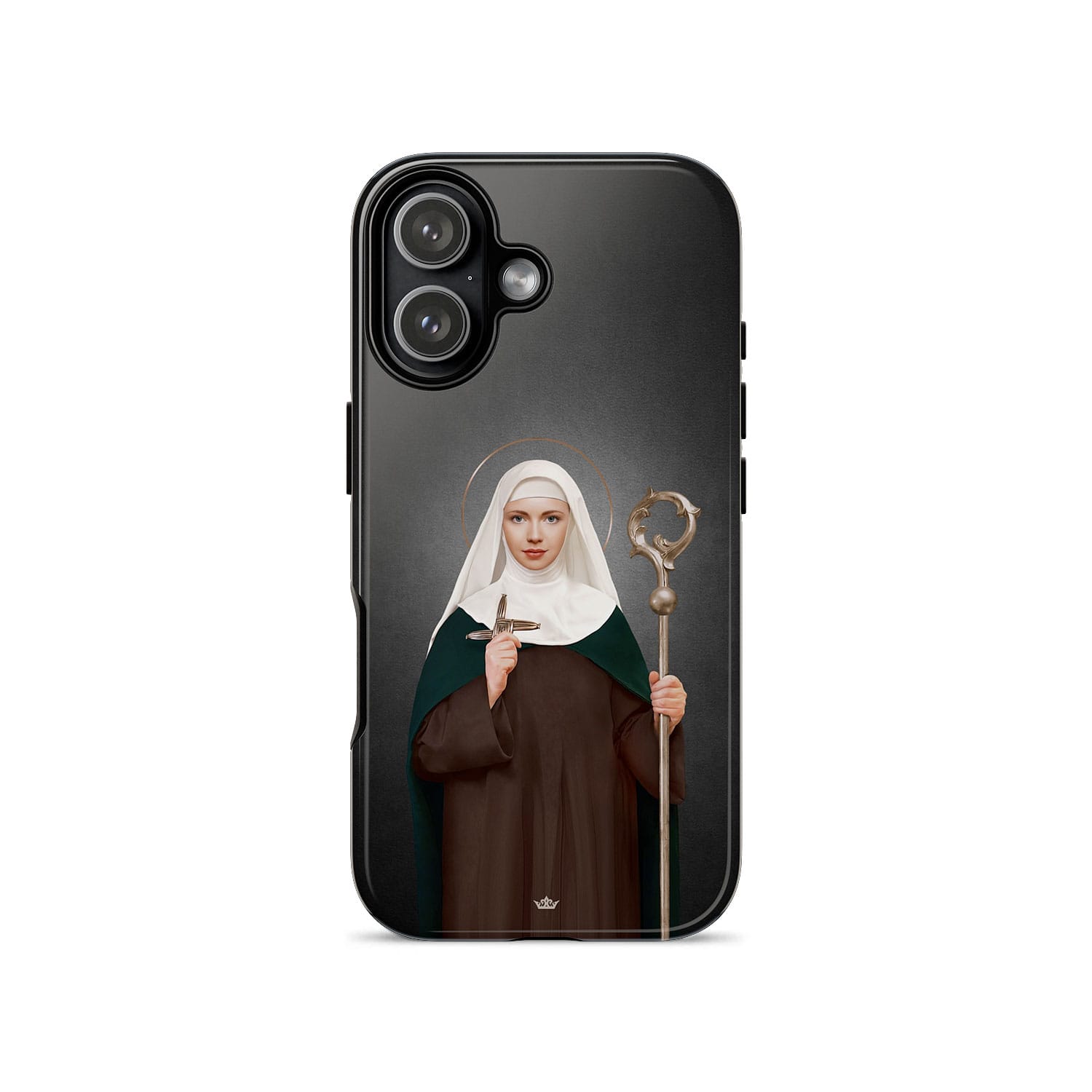 St. Brigid of Ireland Hard Phone Case (Dark) Copyright VENXARA