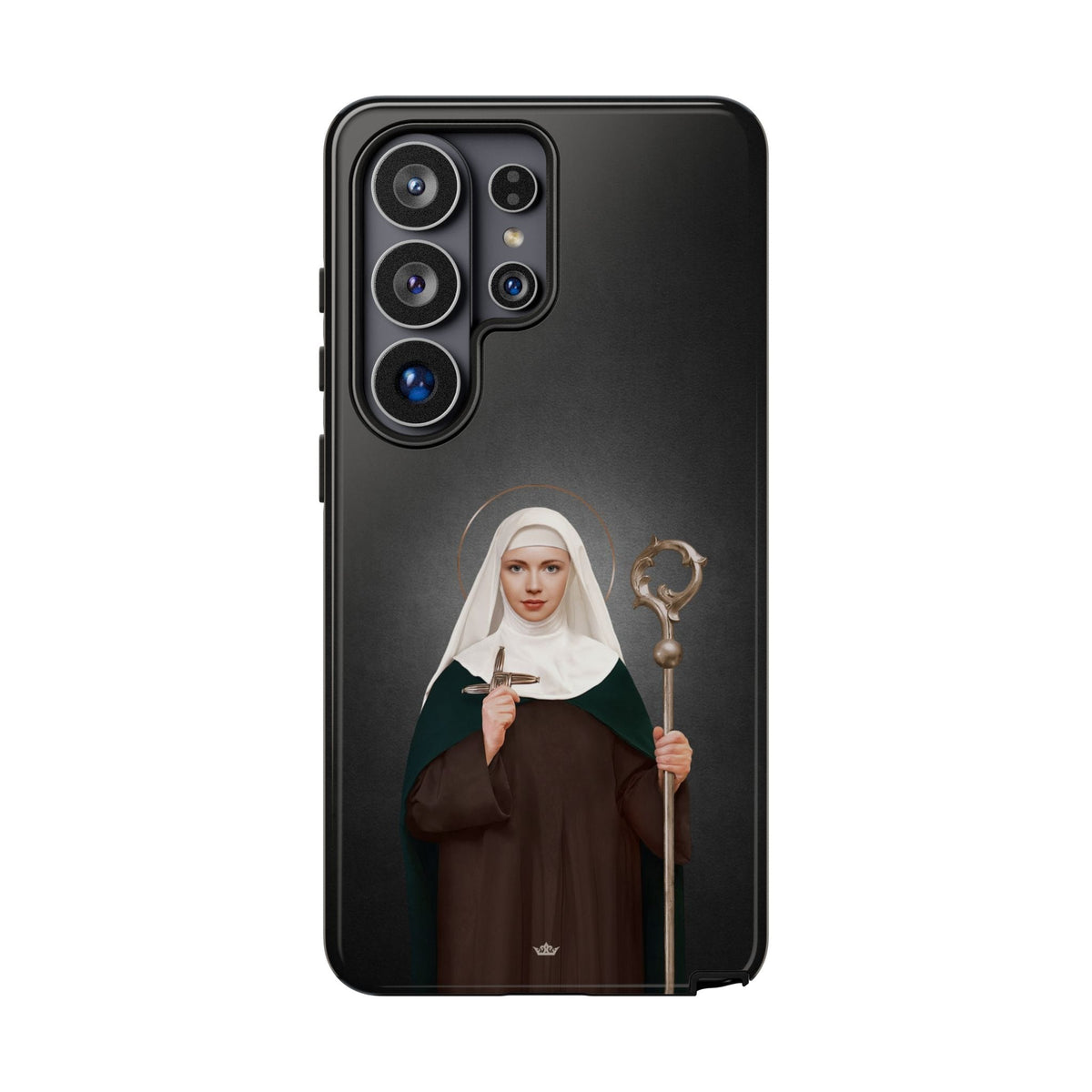 St. Brigid of Ireland Hard Phone Case (Dark) Copyright VENXARA