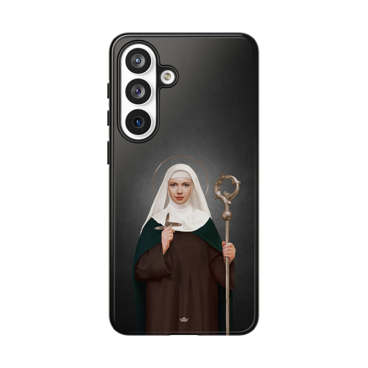 St. Brigid of Ireland Hard Phone Case (Dark) Copyright VENXARA