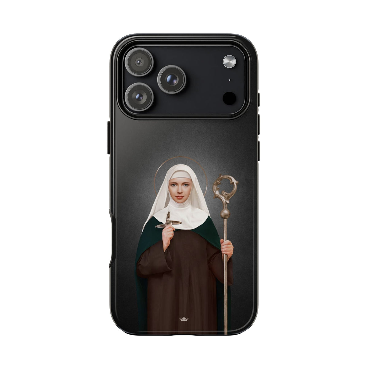 St. Brigid of Ireland Hard Phone Case (Dark) Copyright VENXARA