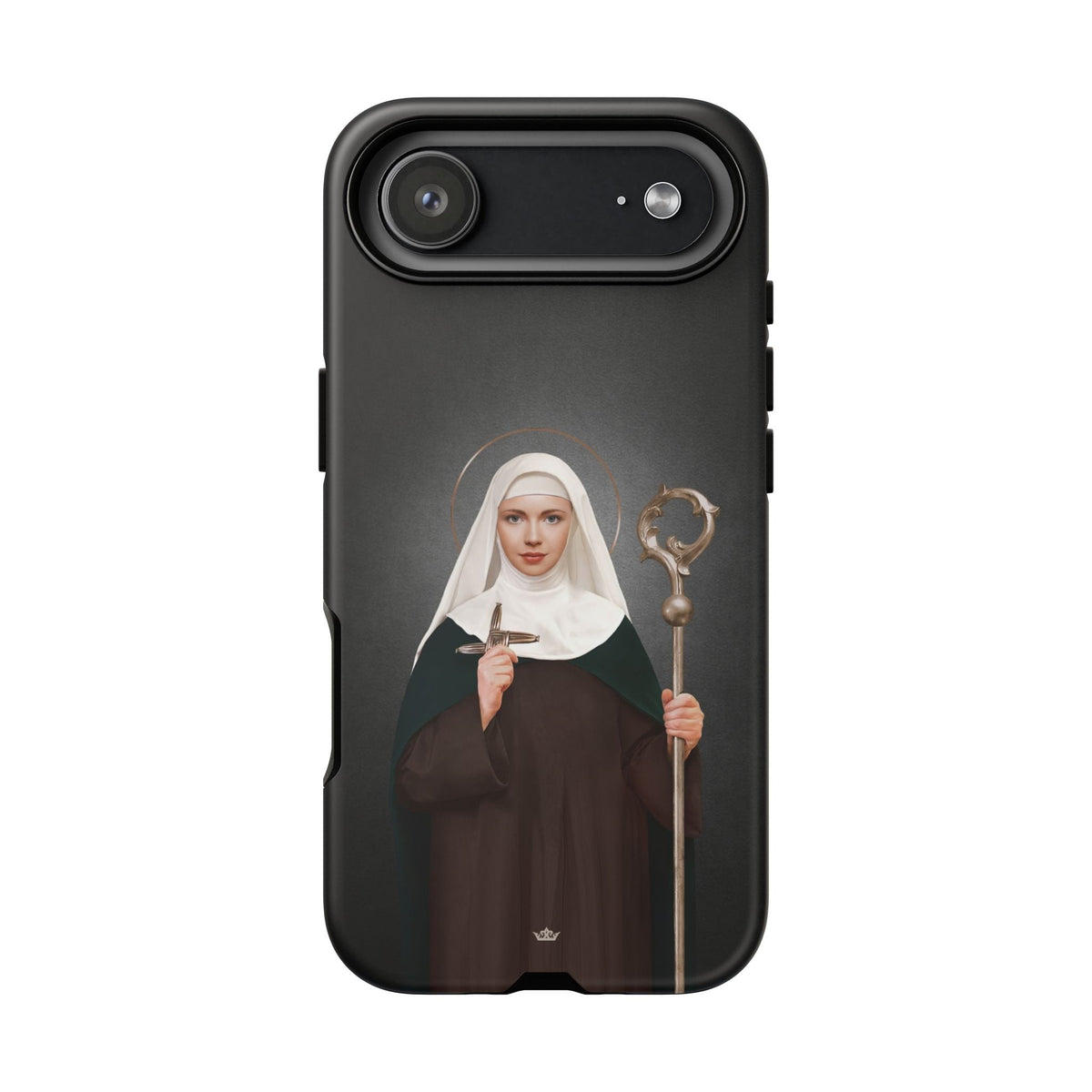 St. Brigid of Ireland Hard Phone Case (Dark) Copyright VENXARA