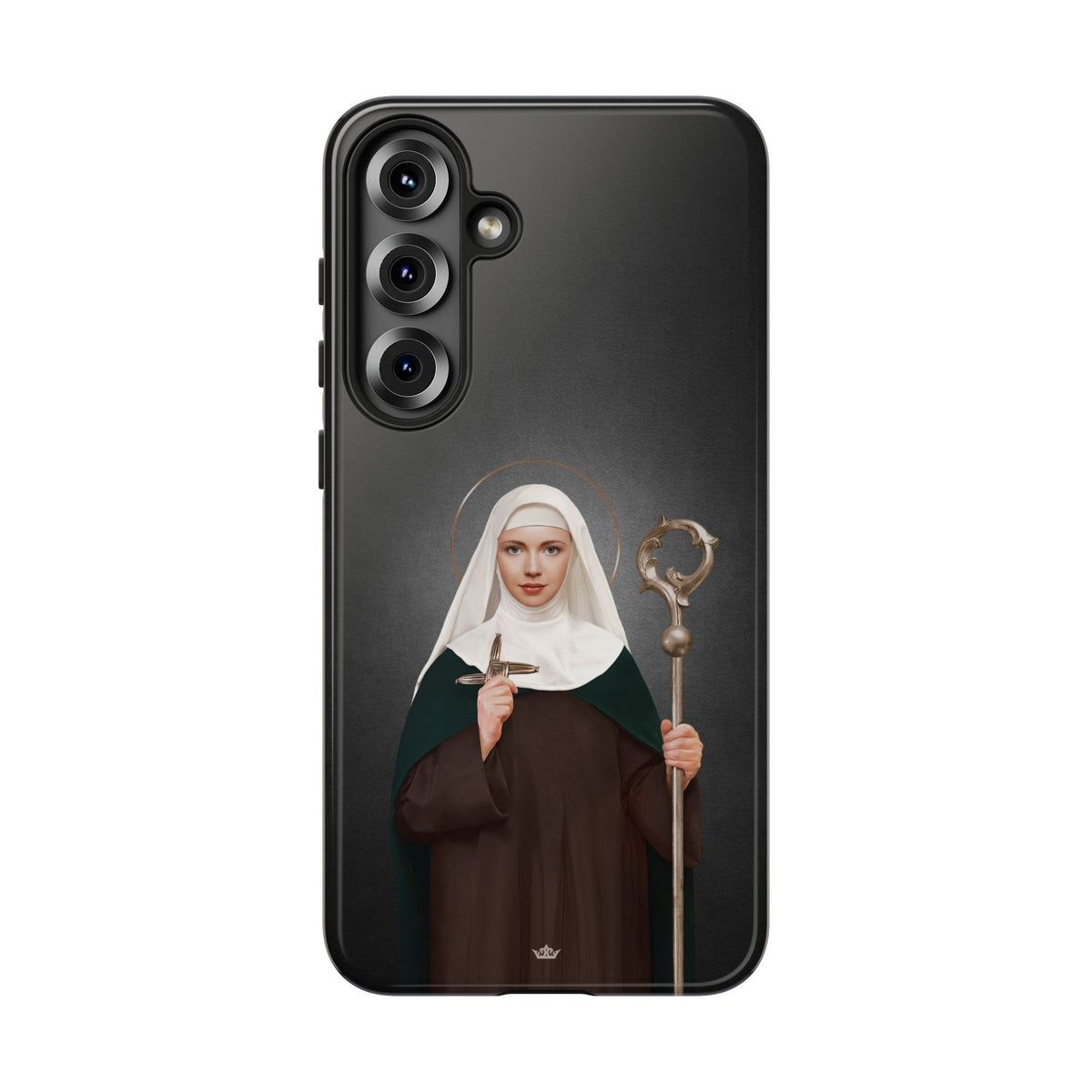 St. Brigid of Ireland Hard Phone Case (Dark) Copyright VENXARA