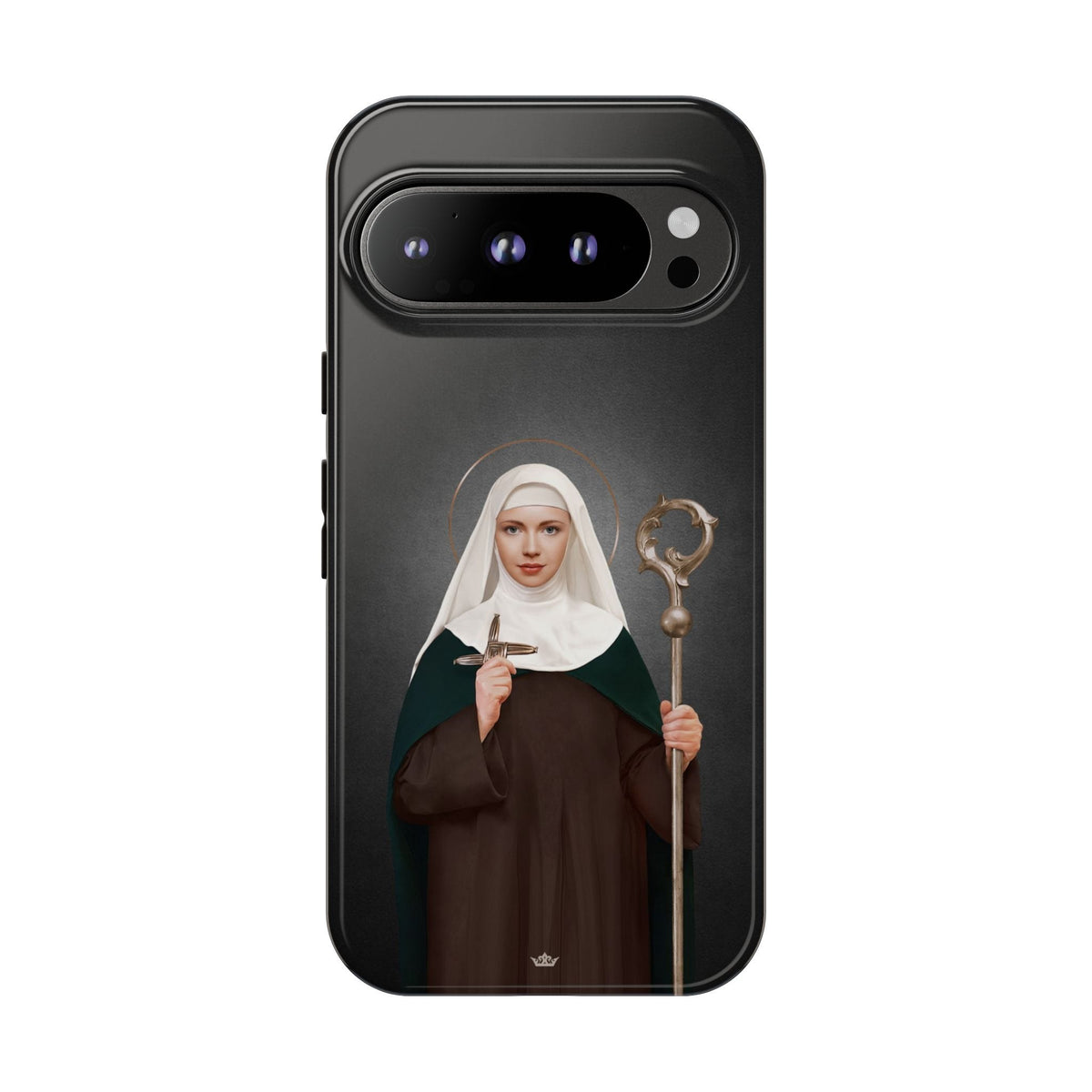 St. Brigid of Ireland Hard Phone Case (Dark) Copyright VENXARA