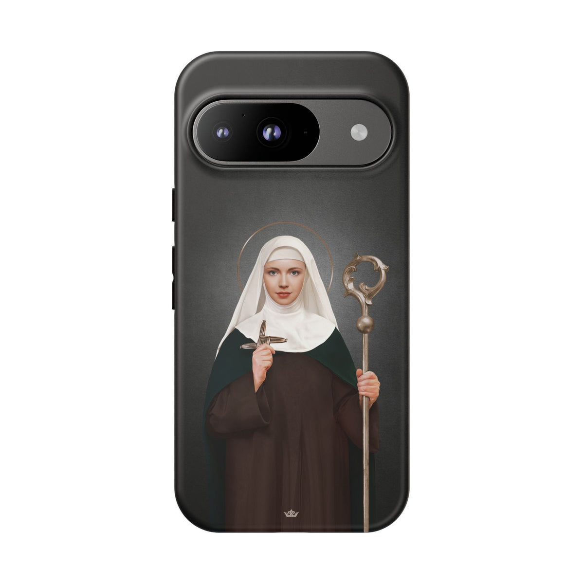 St. Brigid of Ireland Hard Phone Case (Dark) Copyright VENXARA