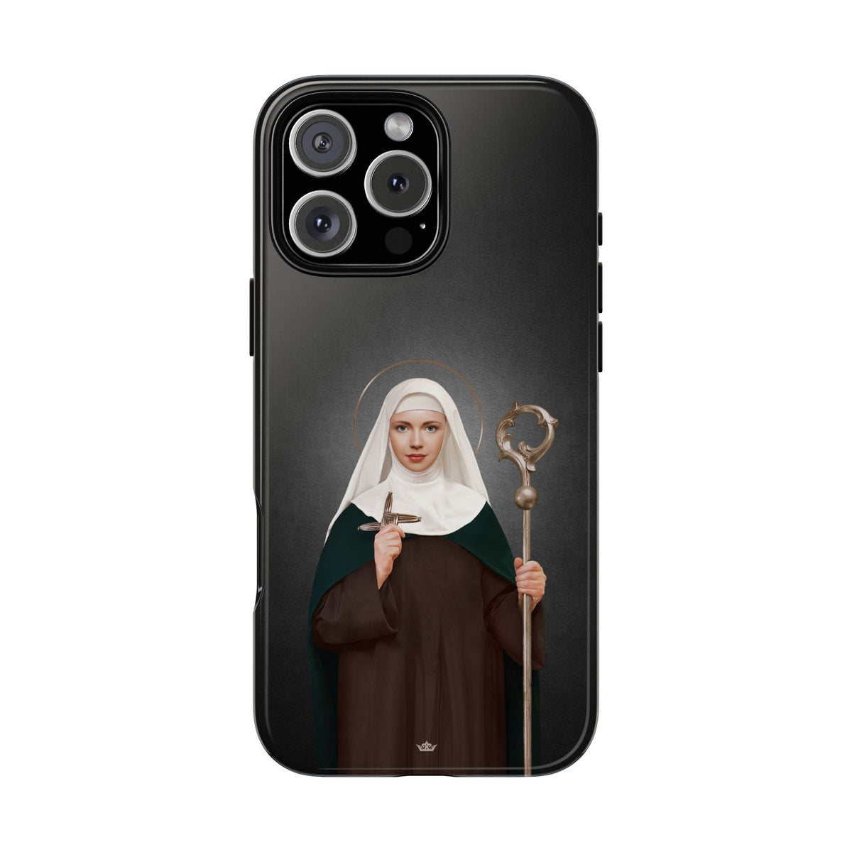 St. Brigid of Ireland Hard Phone Case (Dark) Copyright VENXARA