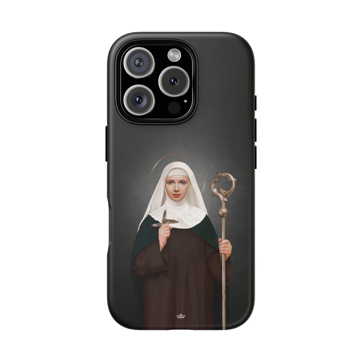 St. Brigid of Ireland Hard Phone Case (Dark) Copyright VENXARA