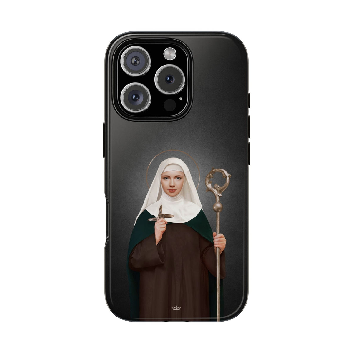 St. Brigid of Ireland Hard Phone Case (Dark) Copyright VENXARA