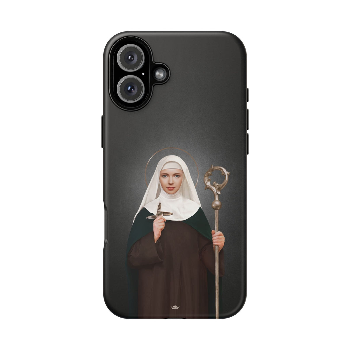 St. Brigid of Ireland Hard Phone Case (Dark) Copyright VENXARA