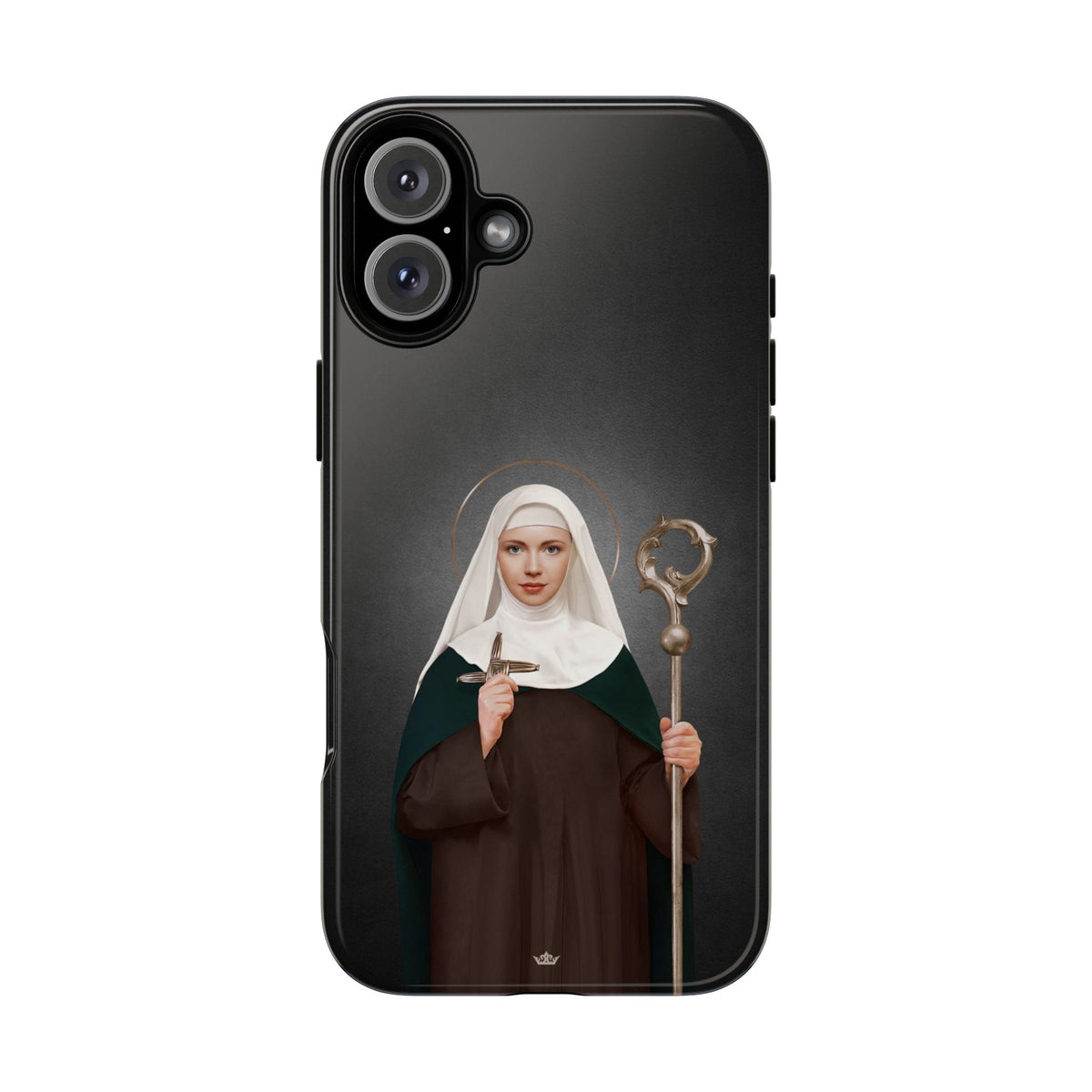 St. Brigid of Ireland Hard Phone Case (Dark) Copyright VENXARA