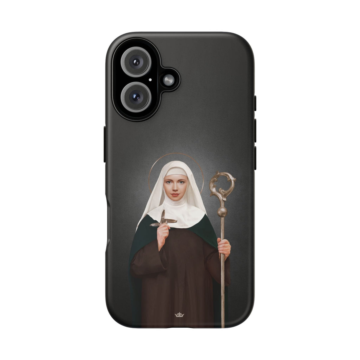 St. Brigid of Ireland Hard Phone Case (Dark) Copyright VENXARA