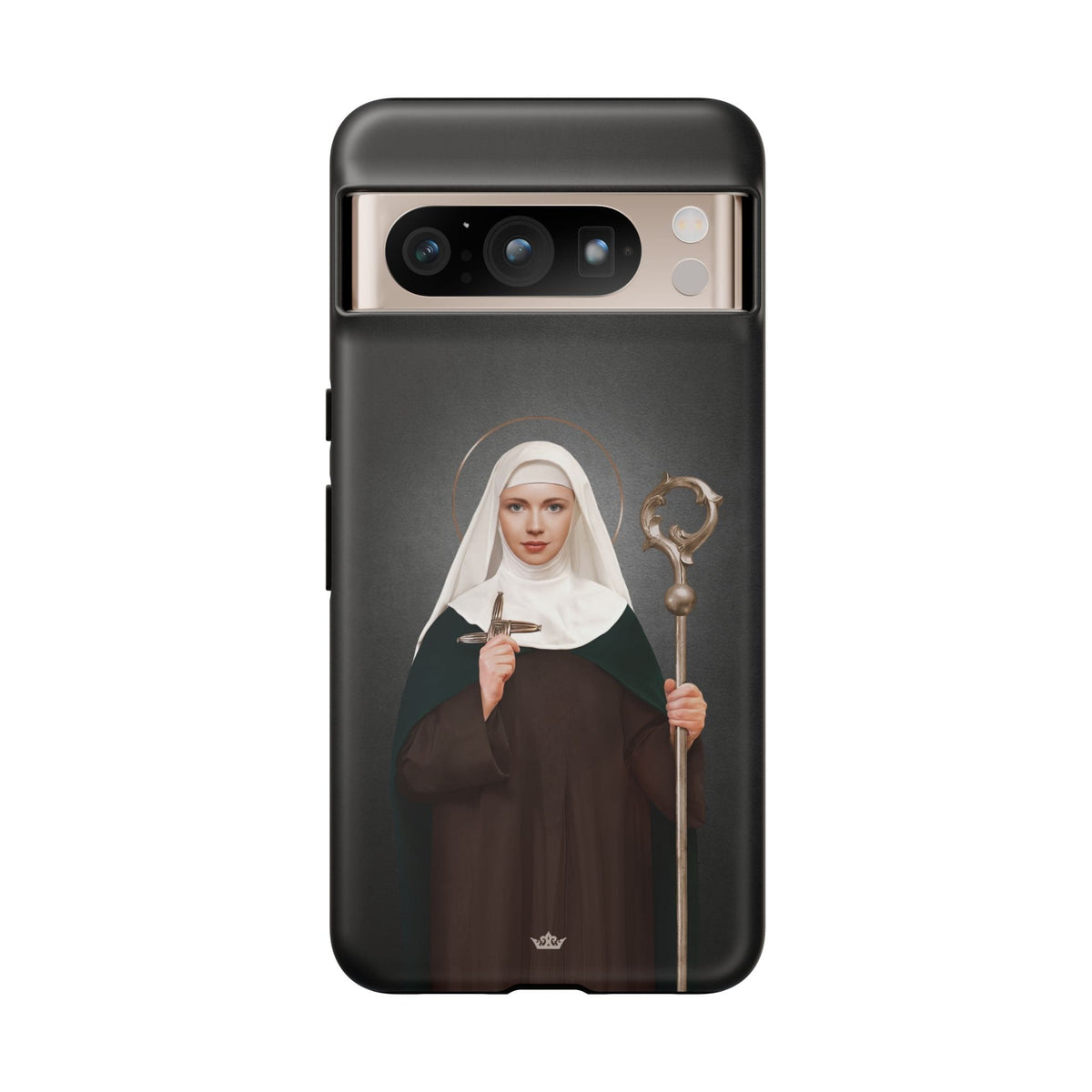St. Brigid of Ireland Hard Phone Case (Dark) Copyright VENXARA