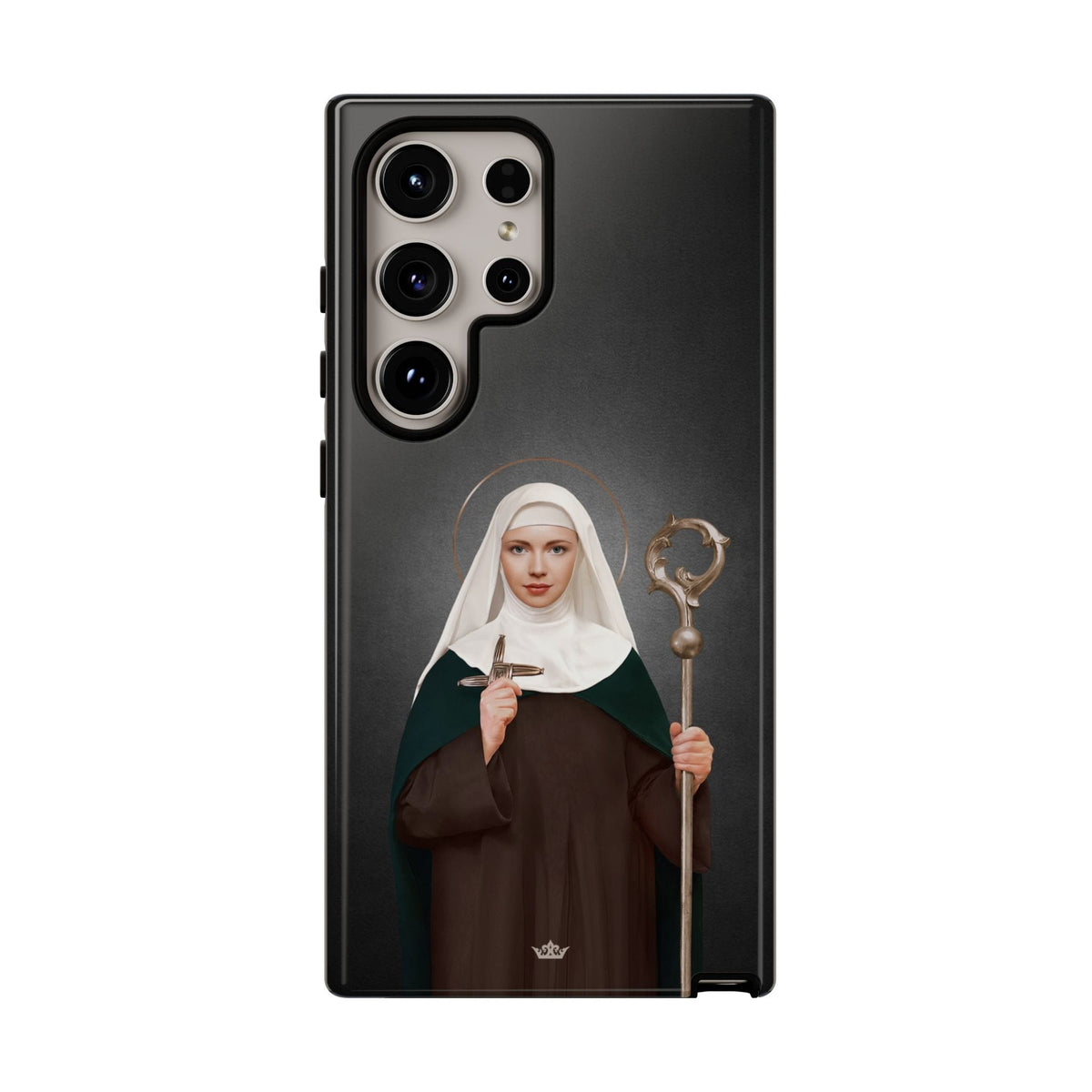 St. Brigid of Ireland Hard Phone Case (Dark) Copyright VENXARA