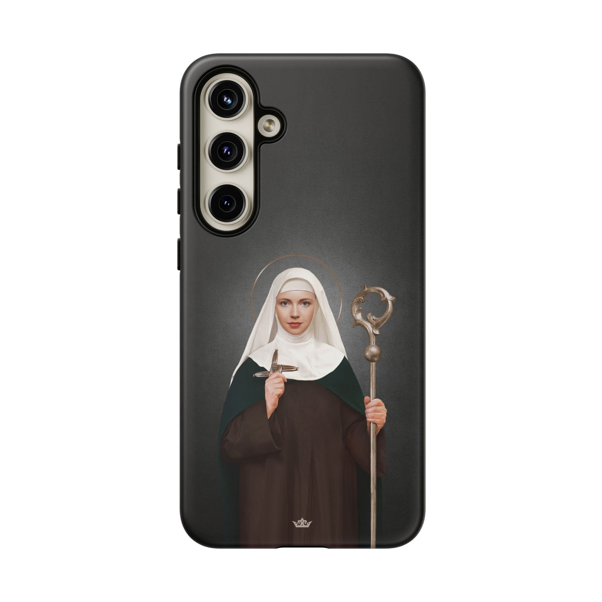 St. Brigid of Ireland Hard Phone Case (Dark) Copyright VENXARA