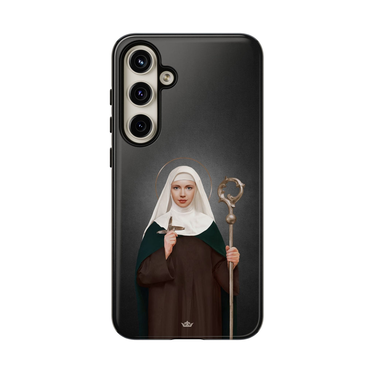St. Brigid of Ireland Hard Phone Case (Dark) Copyright VENXARA
