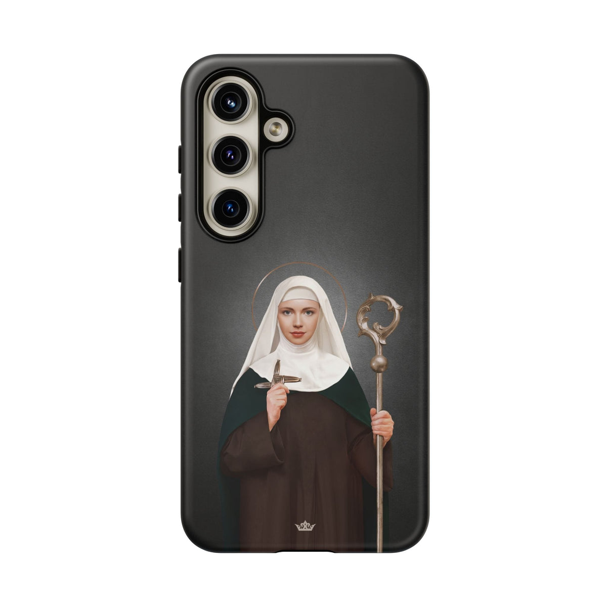 St. Brigid of Ireland Hard Phone Case (Dark) Copyright VENXARA